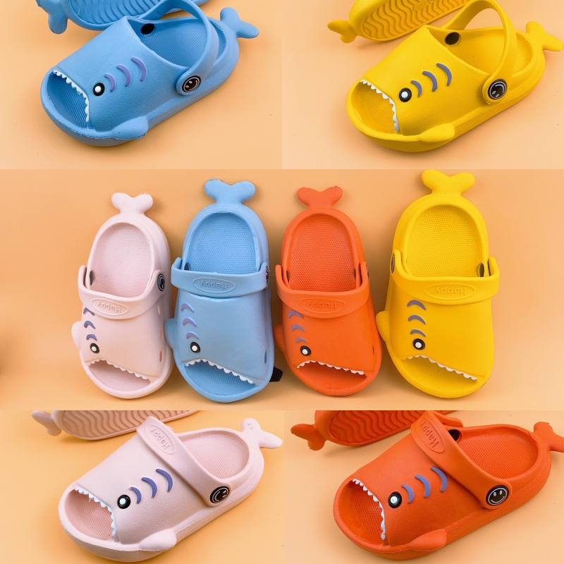 Dép Sục Cá Mập Baby Shark Siêu Êm Chân Mẫu Mới Bé Trai Bé Gái Bé Nhiều Màu