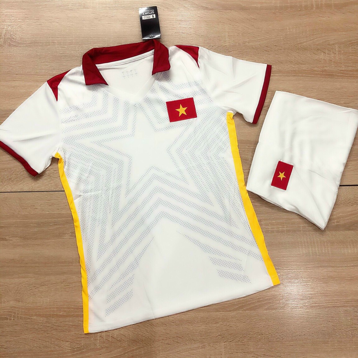 Áo thời trang,Áo Bóng Đá Đội Tuyển VIỆT NAM SÂN khách 2021 ĐỘI TUYỂN VIỆT NAM MÀU trắng MỚI NHẤT, Bản Chuẩn thi đấu - THUN Thái Cao Cấp loại 1