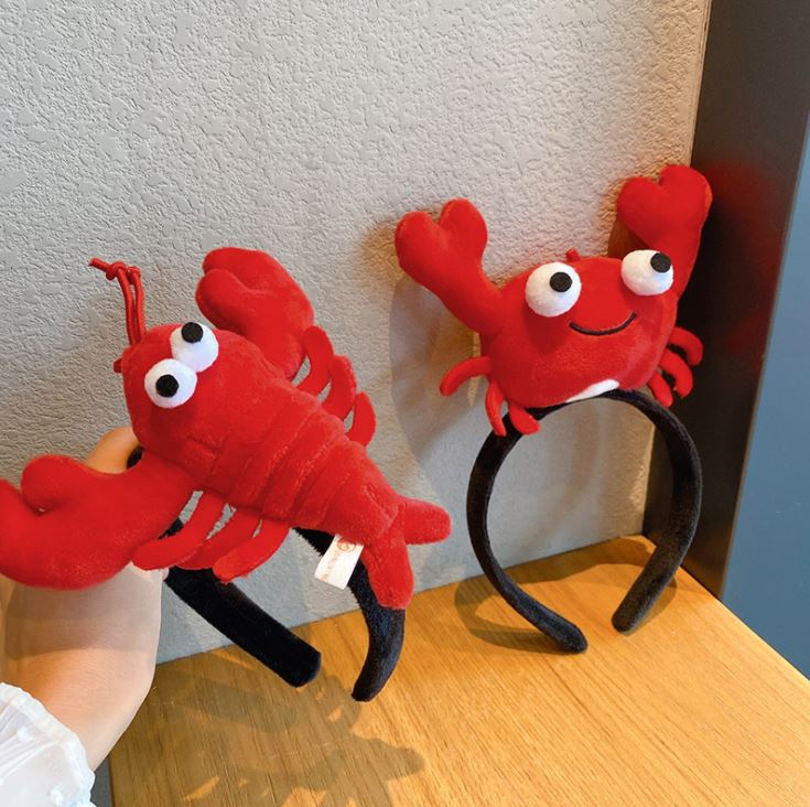 Băng Đô, Bờm Cài Tóc Mix Tôm Cua Siêu Cute M15