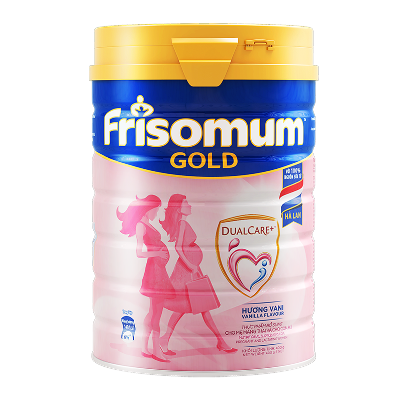 Sữa bột frisomum gold hương vani 400g- hsd 05/01/2024