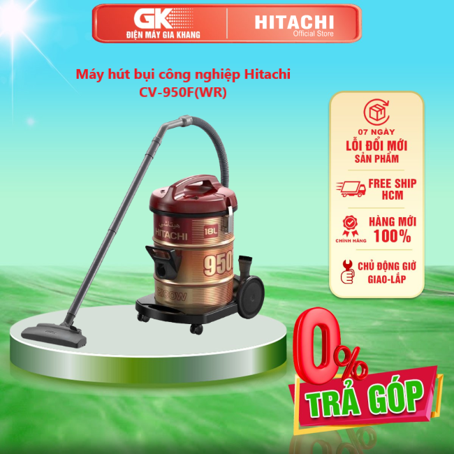 Hút bụi hitachi cv-950f - giao toàn quốc - freeship hcm