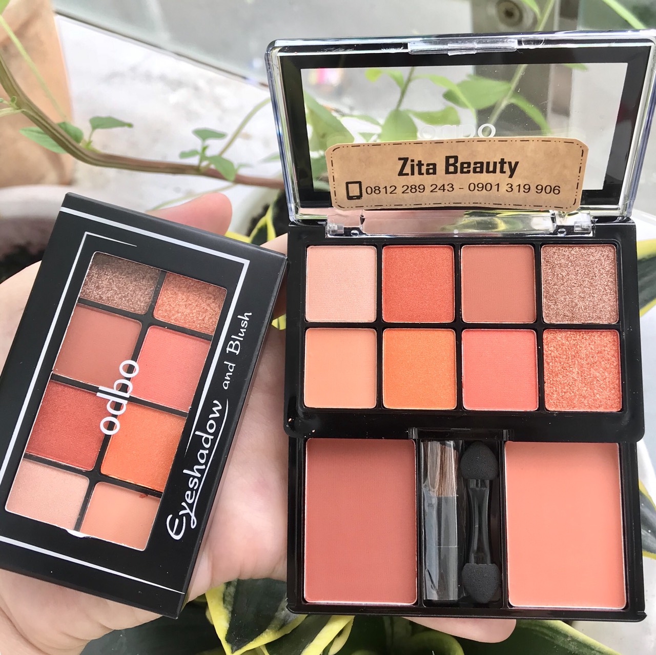 PHẤN MẮT ODBO Thái Lan  Eyeshadow & Blush ODBO(OD1022 - No6)