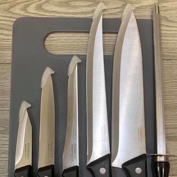 Set dao kéo thớt Ernesto set 7 món. Hàng nội địa đức