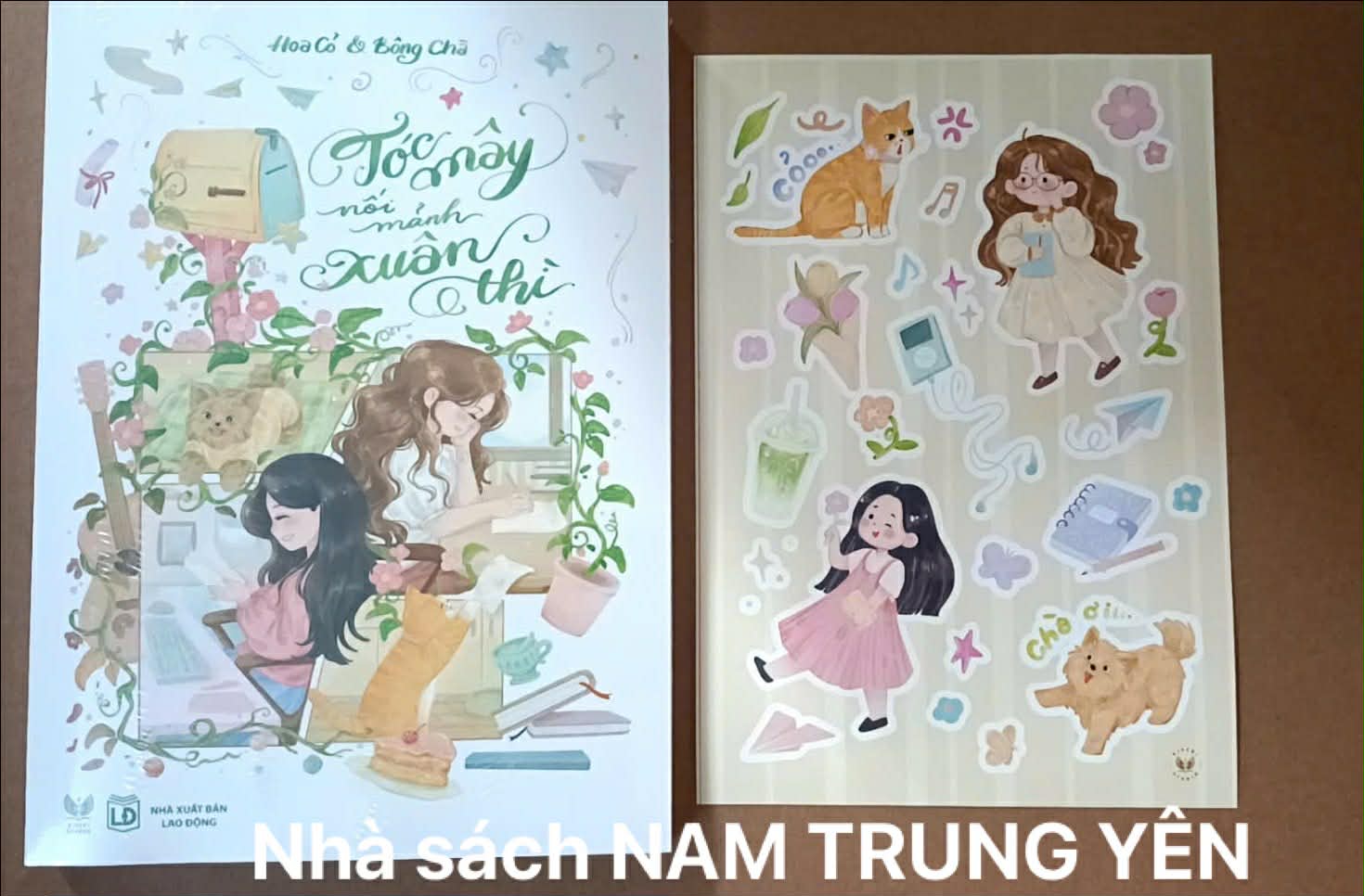SÁCH - Tóc Mây Nối Mảnh Xuân Thì - Tác giả Hoa Cỏ & Bông Chà (8 ngàn dặm đồng hoa)