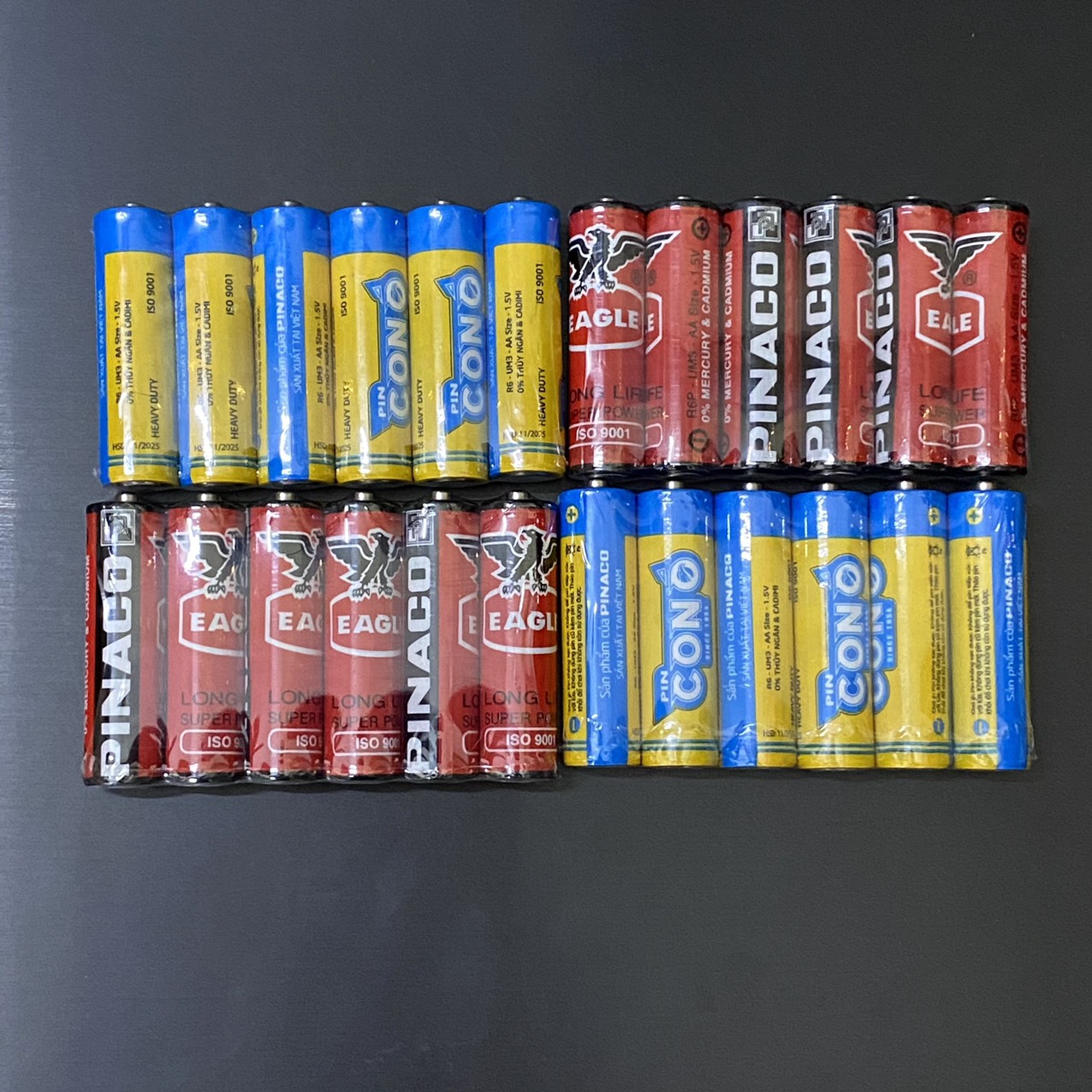 1 Vỉ 6 Viên Pin Tiểu AA 1.5 Vôn Dùng Thông Dụng Cho Điện Tử Các Loại