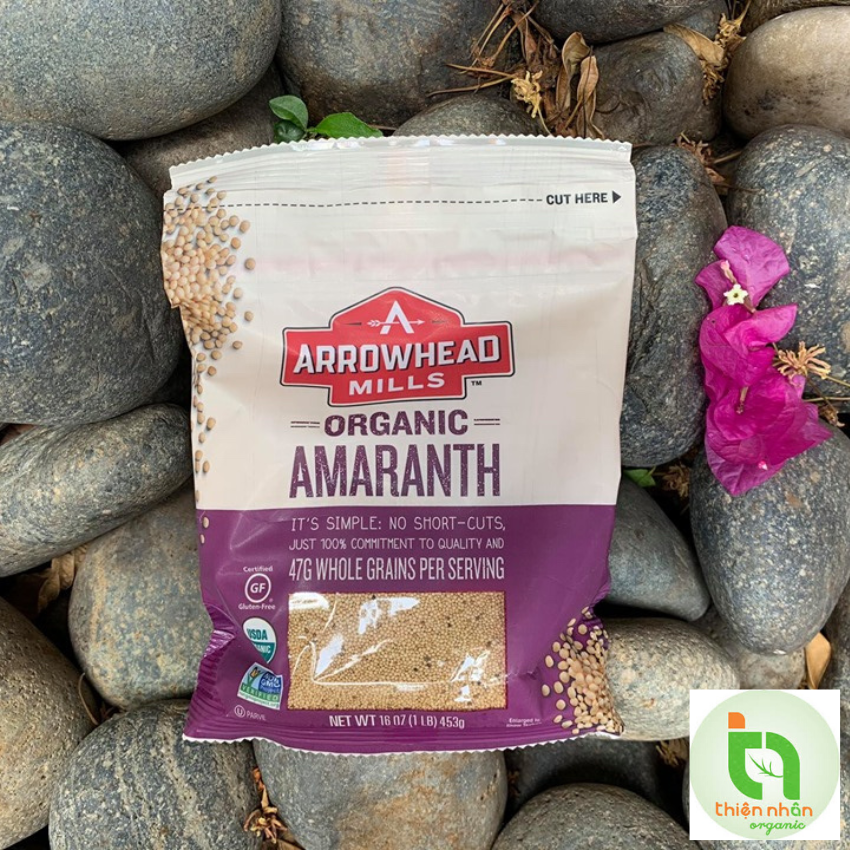 Hạt Dền hữu cơ hiệu Arrowhead mill -Organic Whole Grain Amaranth