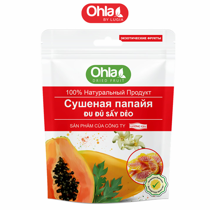 Đu đủ sấy dẻo ohla - 500g