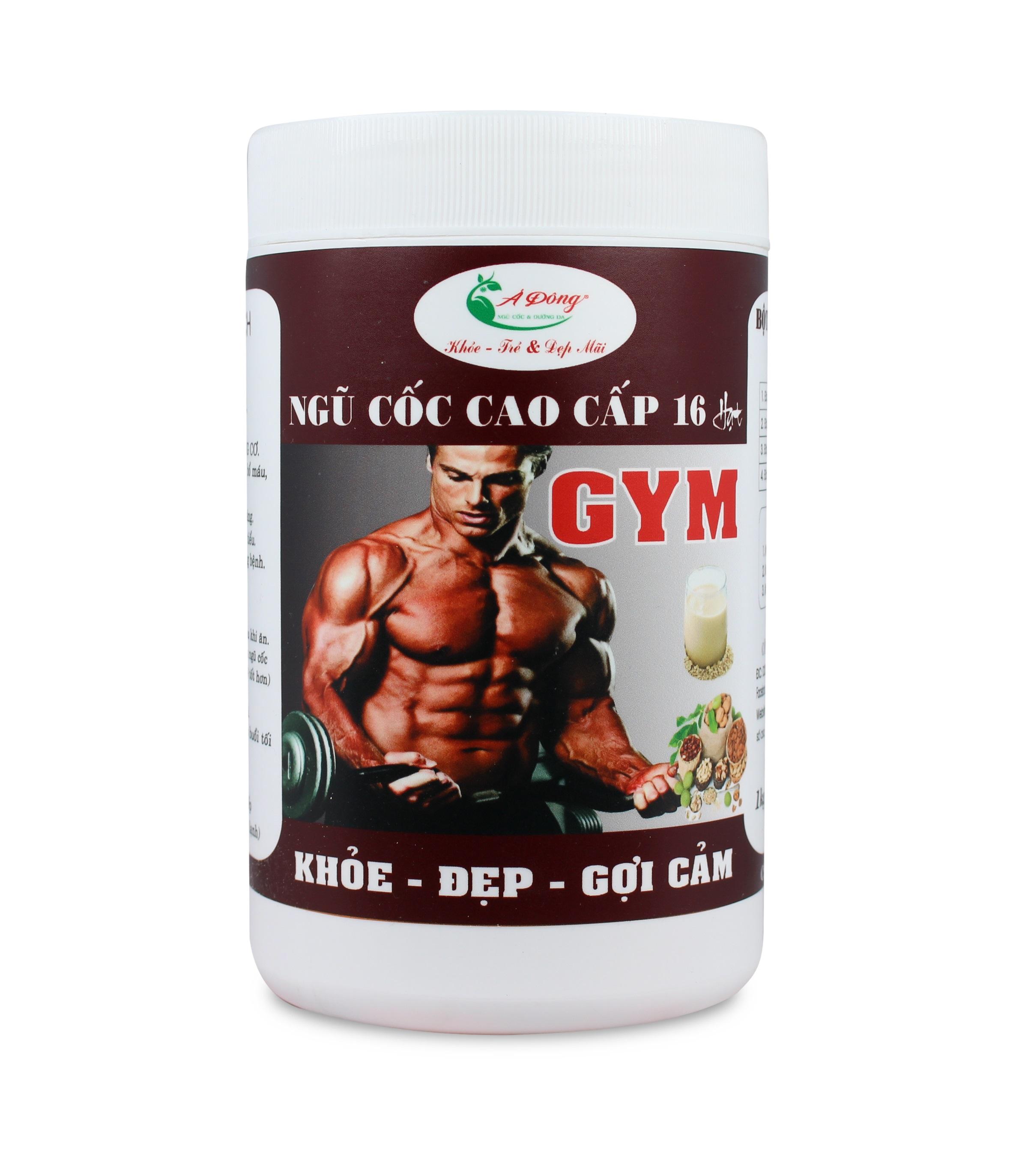 [HCM]Bột Ngũ cốc tăng cân  tăng cơ tập GYM Á ĐÔNG - Hũ 1kg