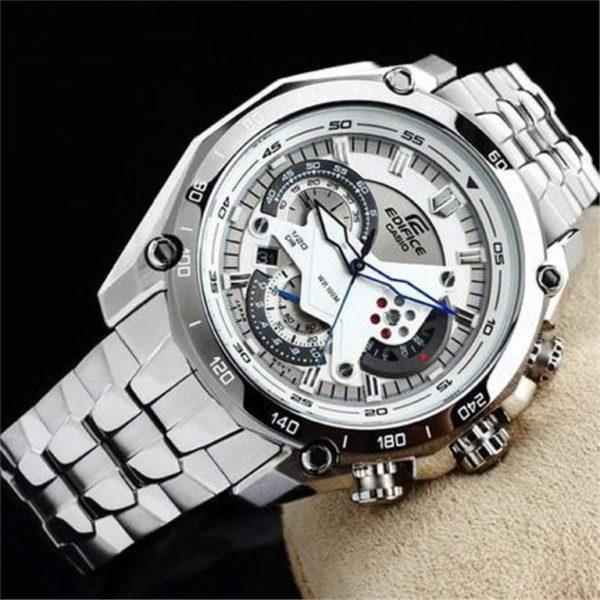 Đồng hồ nam dây kim loại ca$io edifice ef-550d-7av đồng hồ nam mặt tròn đồng hồ nam 6 kim đồng hồ nam chống nước đồng hồ nam cao cấp