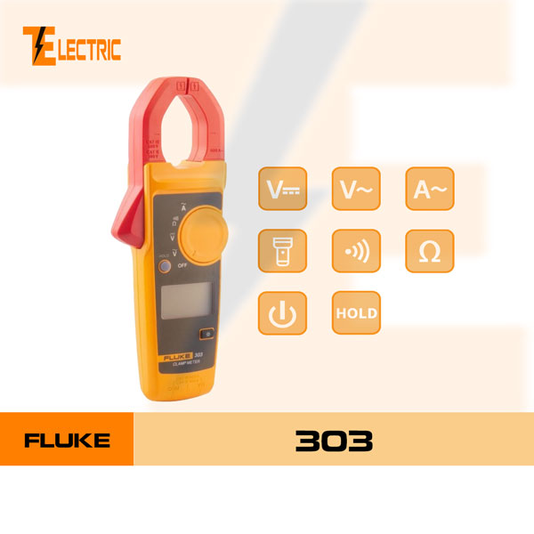 Fluke 303 ampe kìm đo điện đo dòng điện ac 600a fluke 303