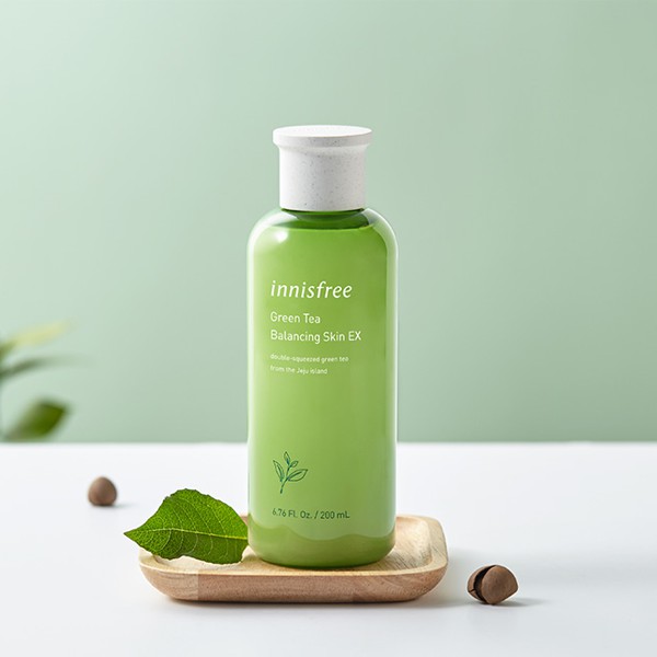 Nước Hoa Hồng Innisfree Green Tea Balancing Skin Ex 200ml