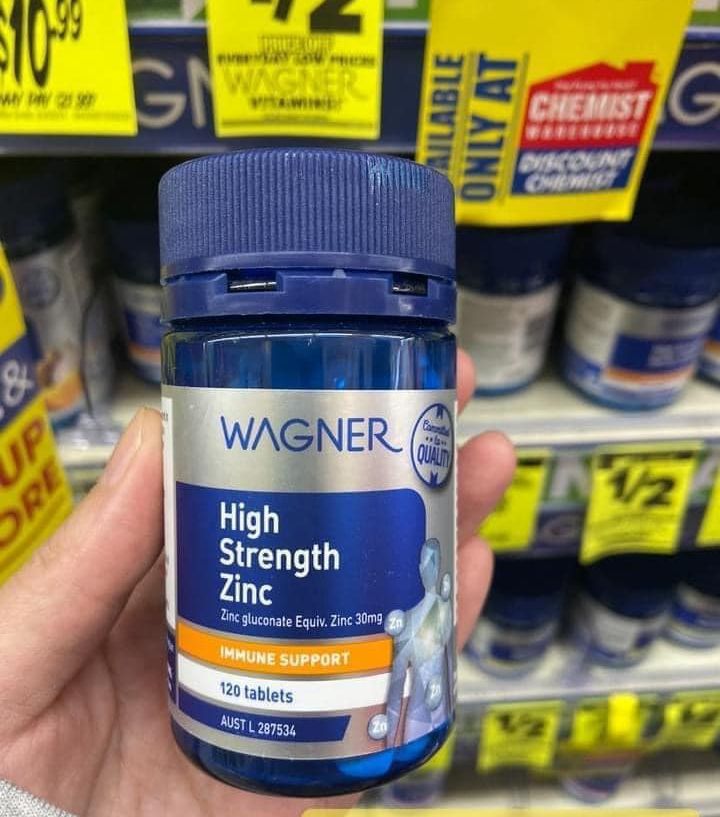 kẽm Wagner High Strength Zinc 120 Tablets