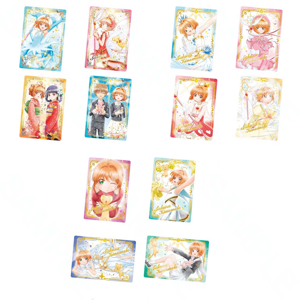 1 tấm M1 Ảnh card bo góc in hình THỦ LĨNH THẺ BÀI Cardcaptor Sakura thẻ bo