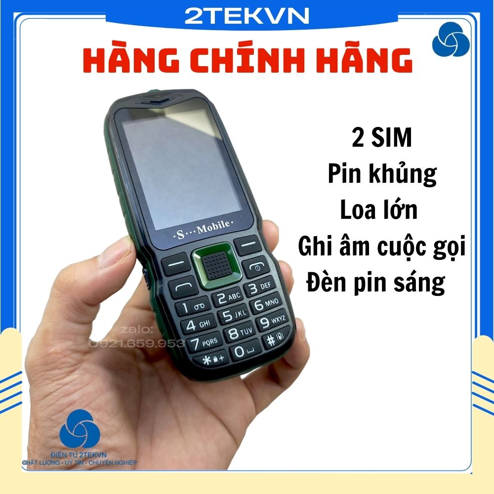 Điện thoại phổ thông 2 sim S-Mobile N6700+ pin trâu giá rẻ
