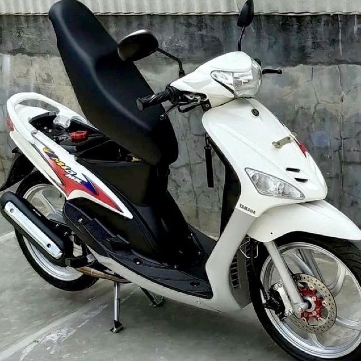 Tem rời yamaha mio mx trắng - tem chuẩn hình