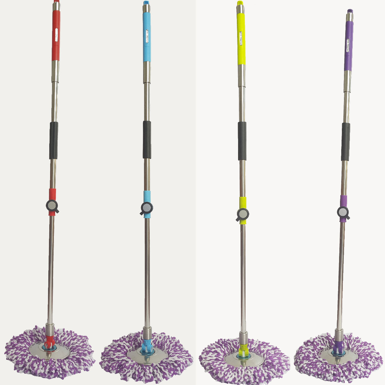 CÂY LAU NHÀ INOX 360 ĐỘ TRỢ LỰC  666 MÂM INOX TRÒN CAO CẤP,,LOẠI XÀI CẦN GẠT XỊN,SIÊU NHẸ,SIÊU BỀN.HÀNG CAO CẤP