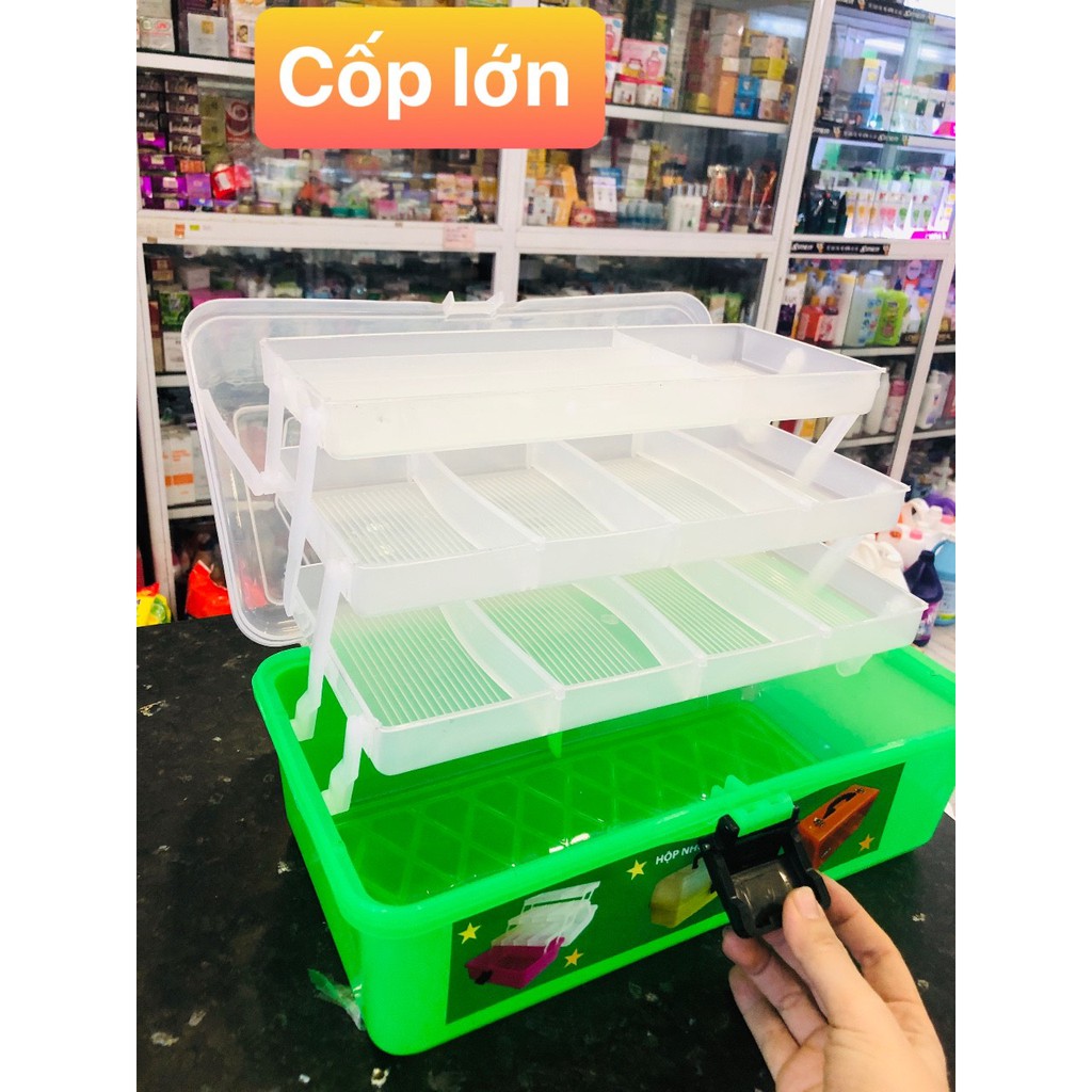 Cốp Nhựa Đựng Đồ Nail Đựng Đồ Mi