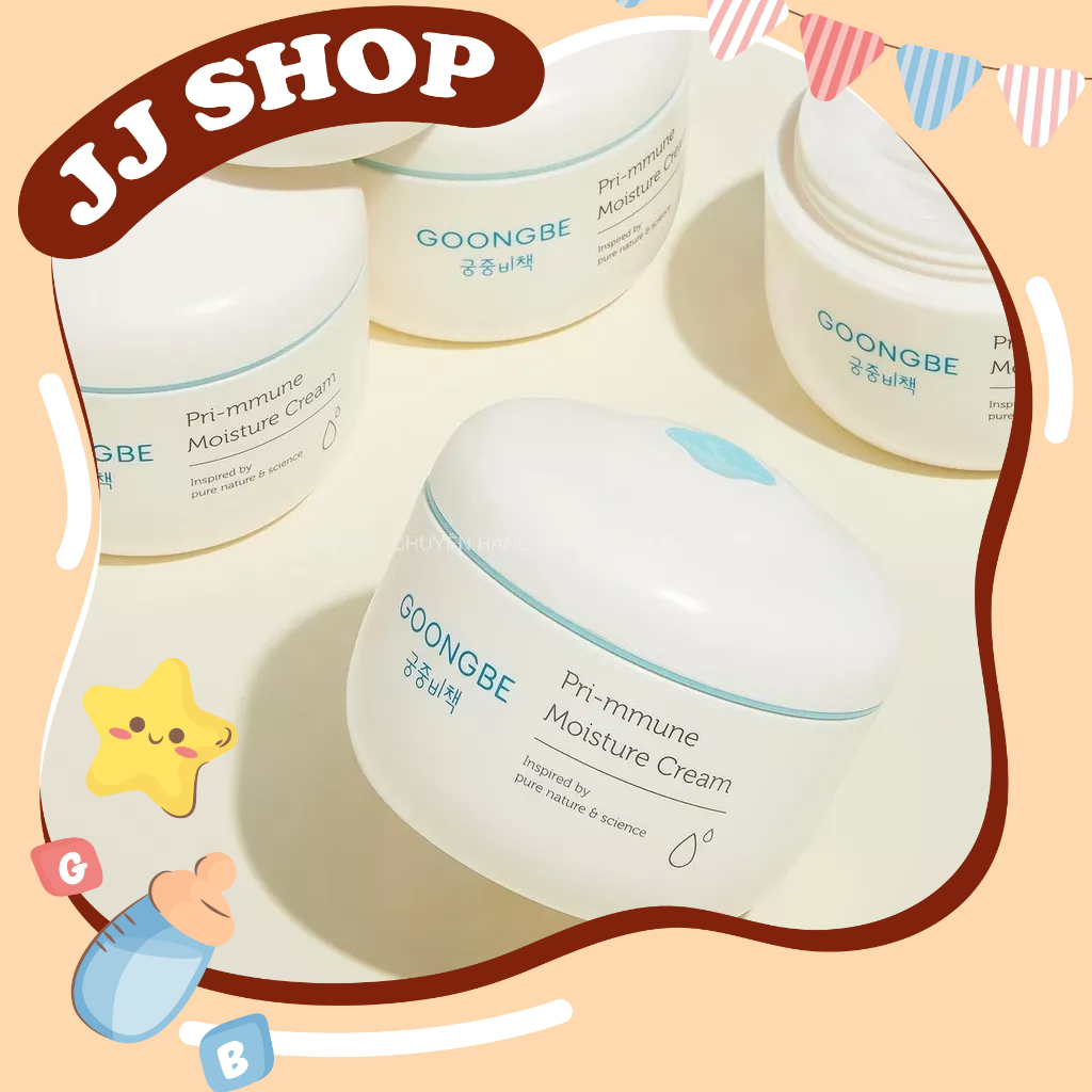 Kem Dưỡng Ẩm Primune Moisture Cream GOONGBE 180ml Nội Địa Hàn Cho Từ Bé Sơ