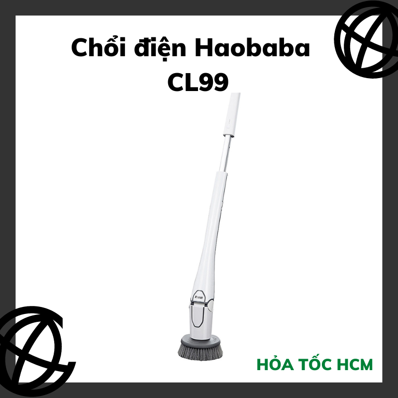 Máy làm sạch điện đa chức năng Haobaba Original 01 CL99 Home - Chổi USB có thể sạc lại không dây kèm 3 Đầu bàn chải