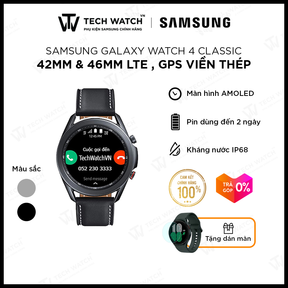 [  Bảo Hành 12T ] Đồng hồ Samsung Galaxy Watch 4  Calssic - Hành Chính Hãng