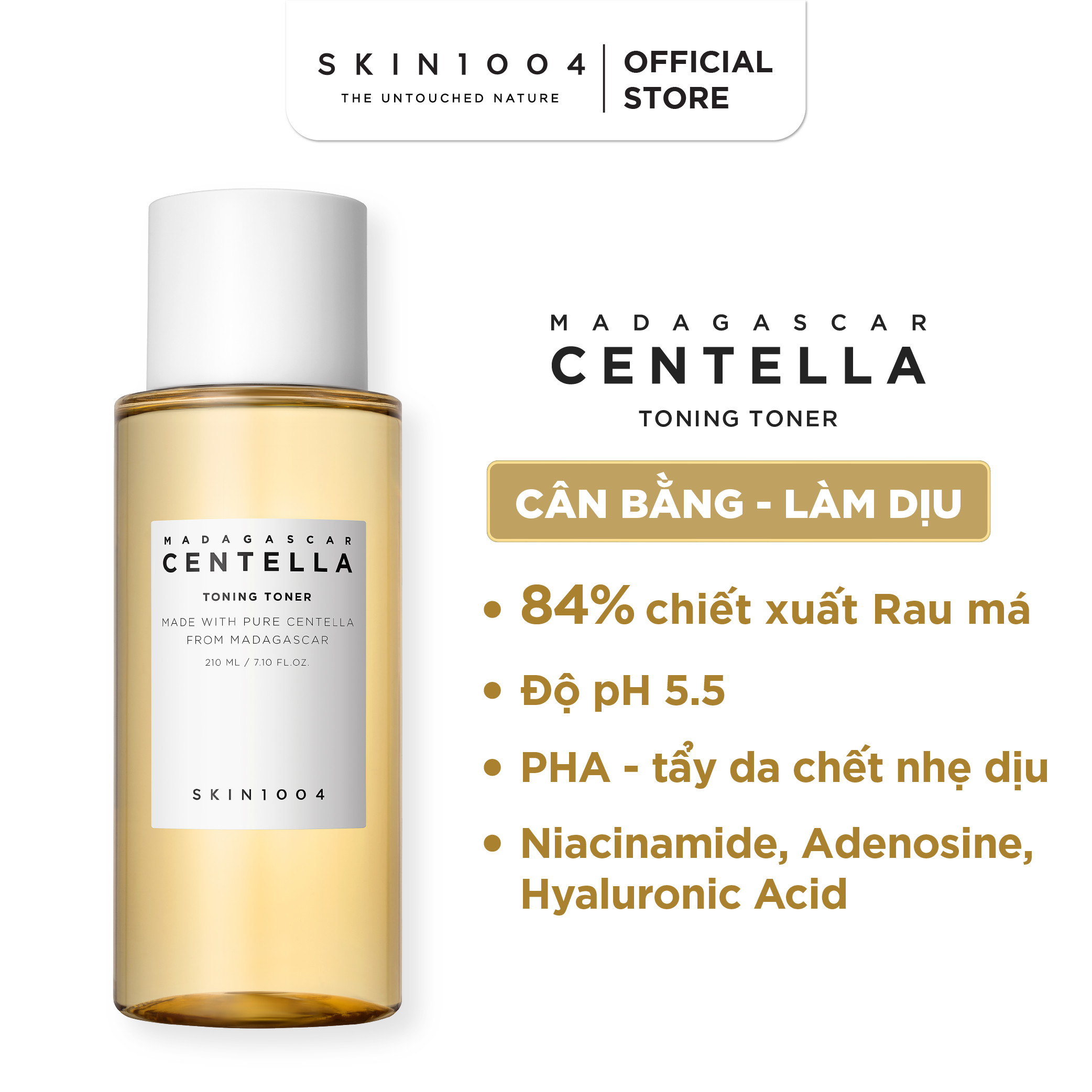 Nước Hoa Hồng Dịu Da SKIN1004 Madagascar Centella Toning Toner 210ML