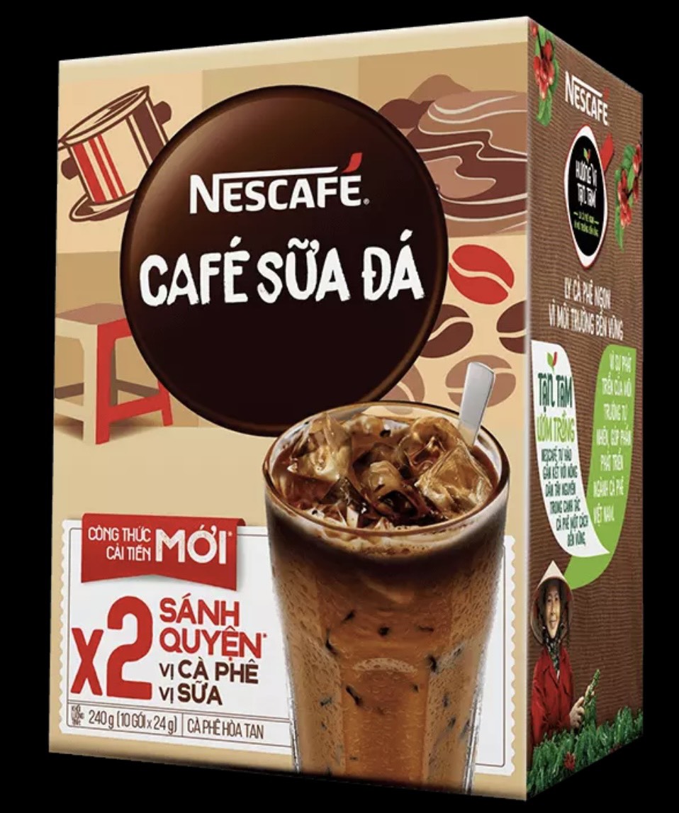 Cà phê sữa đá nescafé 3 in 1 240g