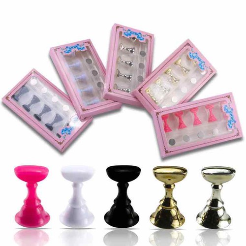 Đế gắn móng mẫu tập vẽ, tập sơn, trưng bày mẫu móng - có nam châm