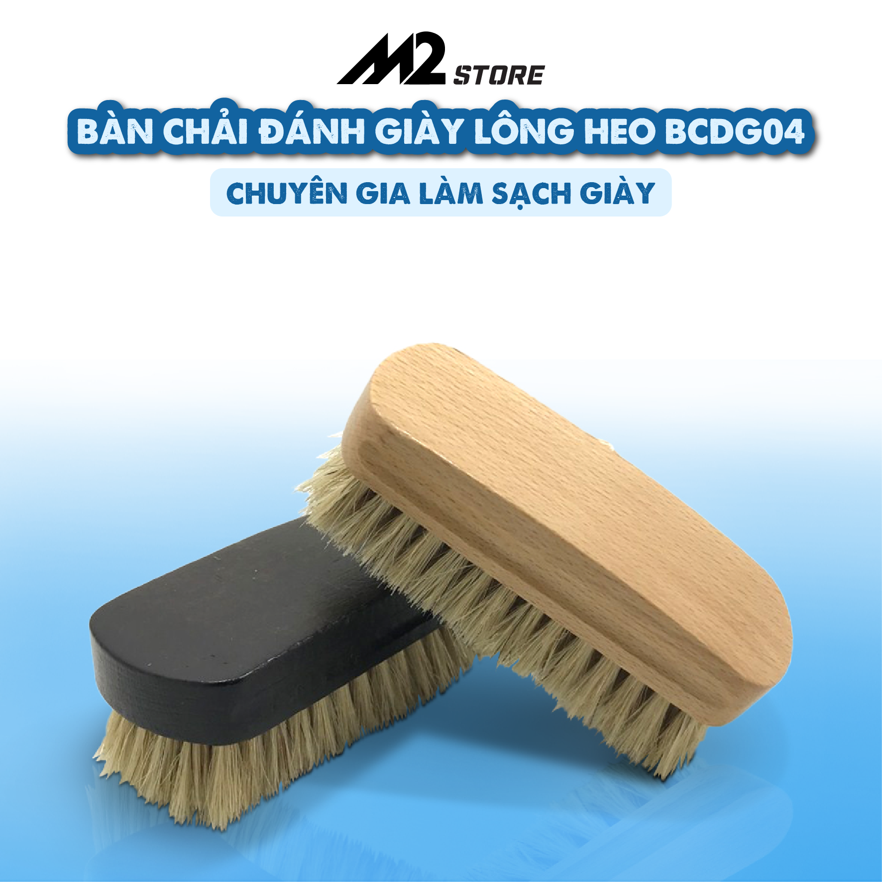 Bàn chải đánh giày lông heo