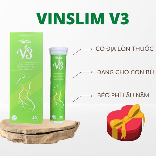 Giảm cân cấp tốc VINSLIM V3 giảm mỡ an toàn hiệu quả detox đẹp da