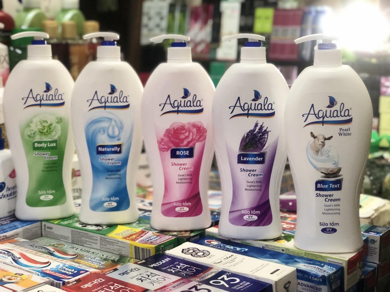 [HCM]SỮA TẮM AQUALA 5 MÙI 1200ML