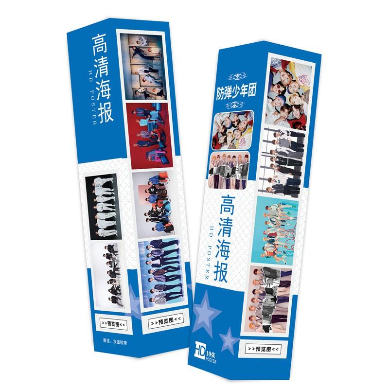 Poster hộp Bangtan Boys tranh treo album ảnh in hình thần tượng đẹp in hình ảnh đẹp màu sắc tinh tế hình ảnh thần tượng hàn quốc army