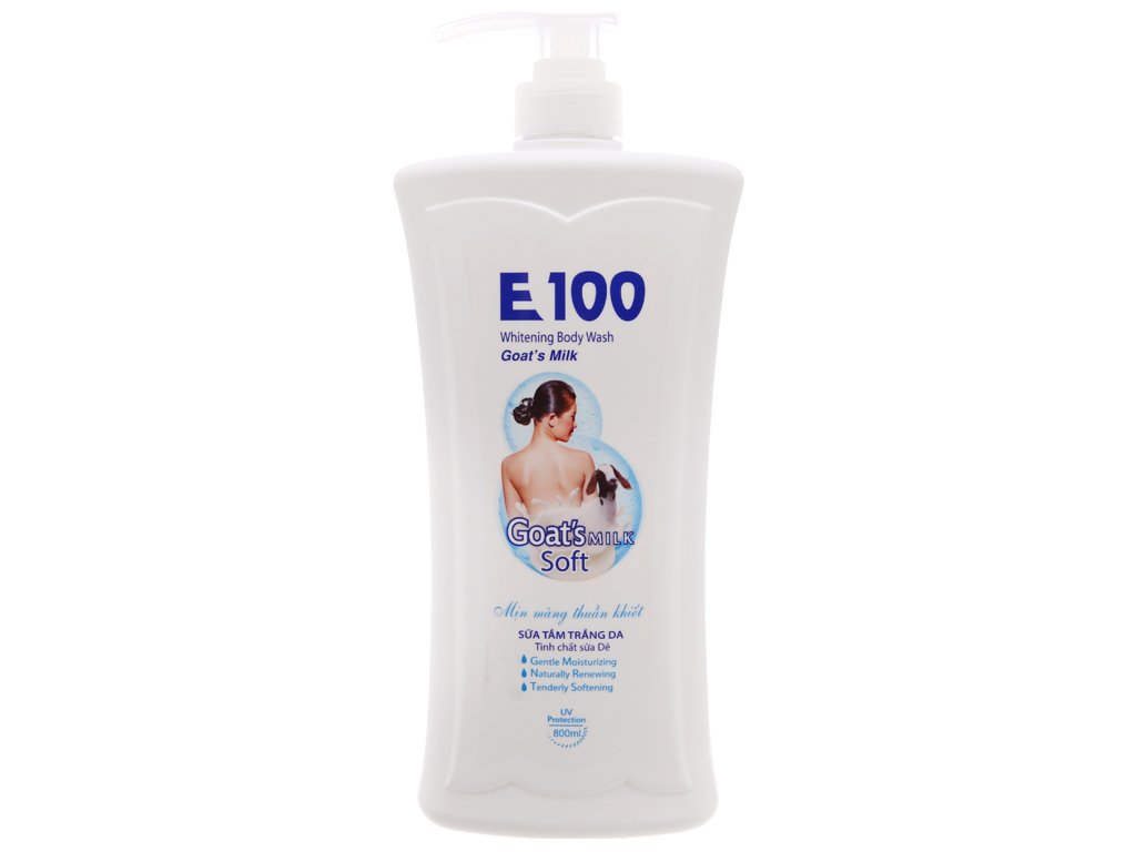 Sữa tắm trắng da e100 800ml