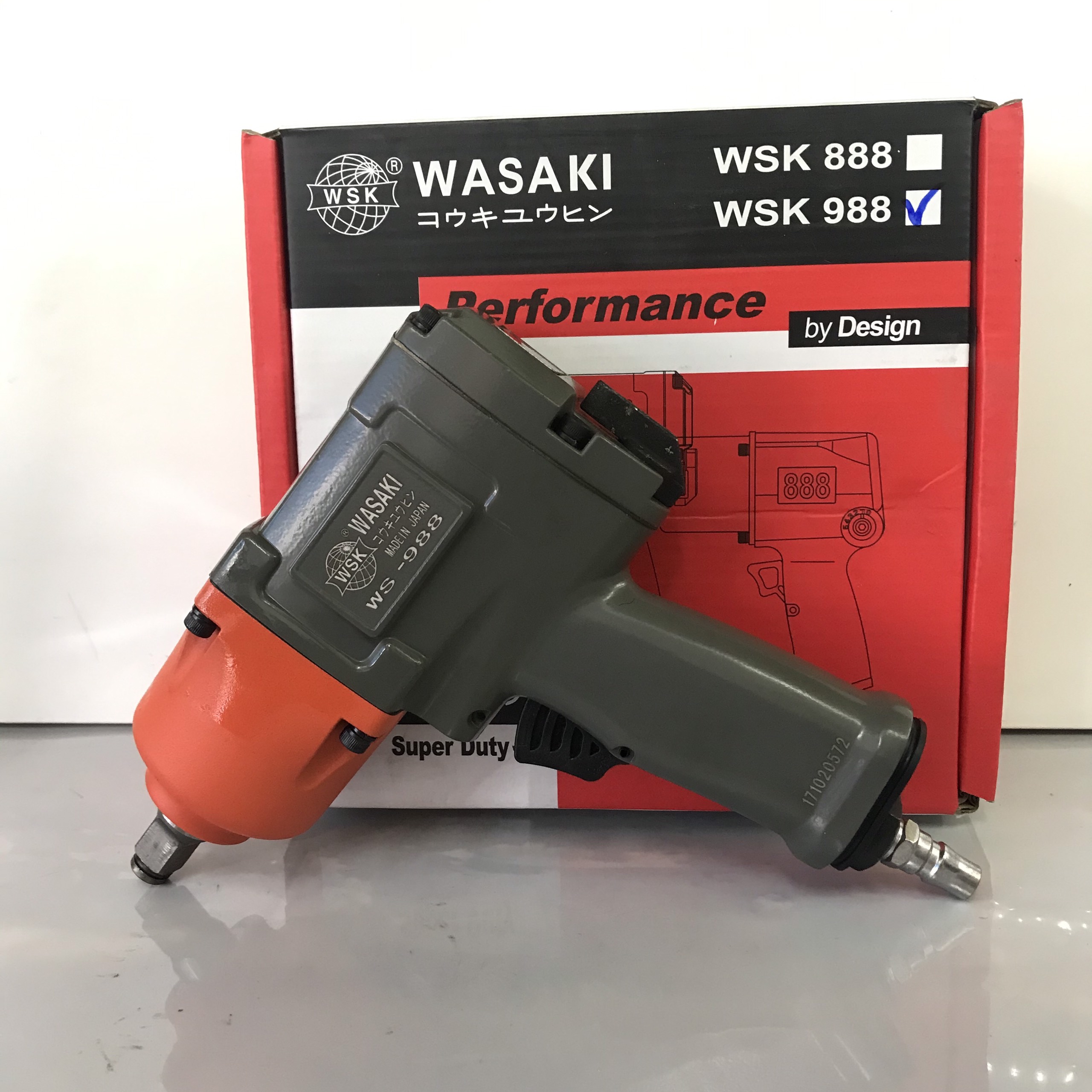 MÁY MỞ ỐC XE OTO 1/22 BÚA THƯƠNG HIỆU WASAKI CÔNG SUẤT LỚN