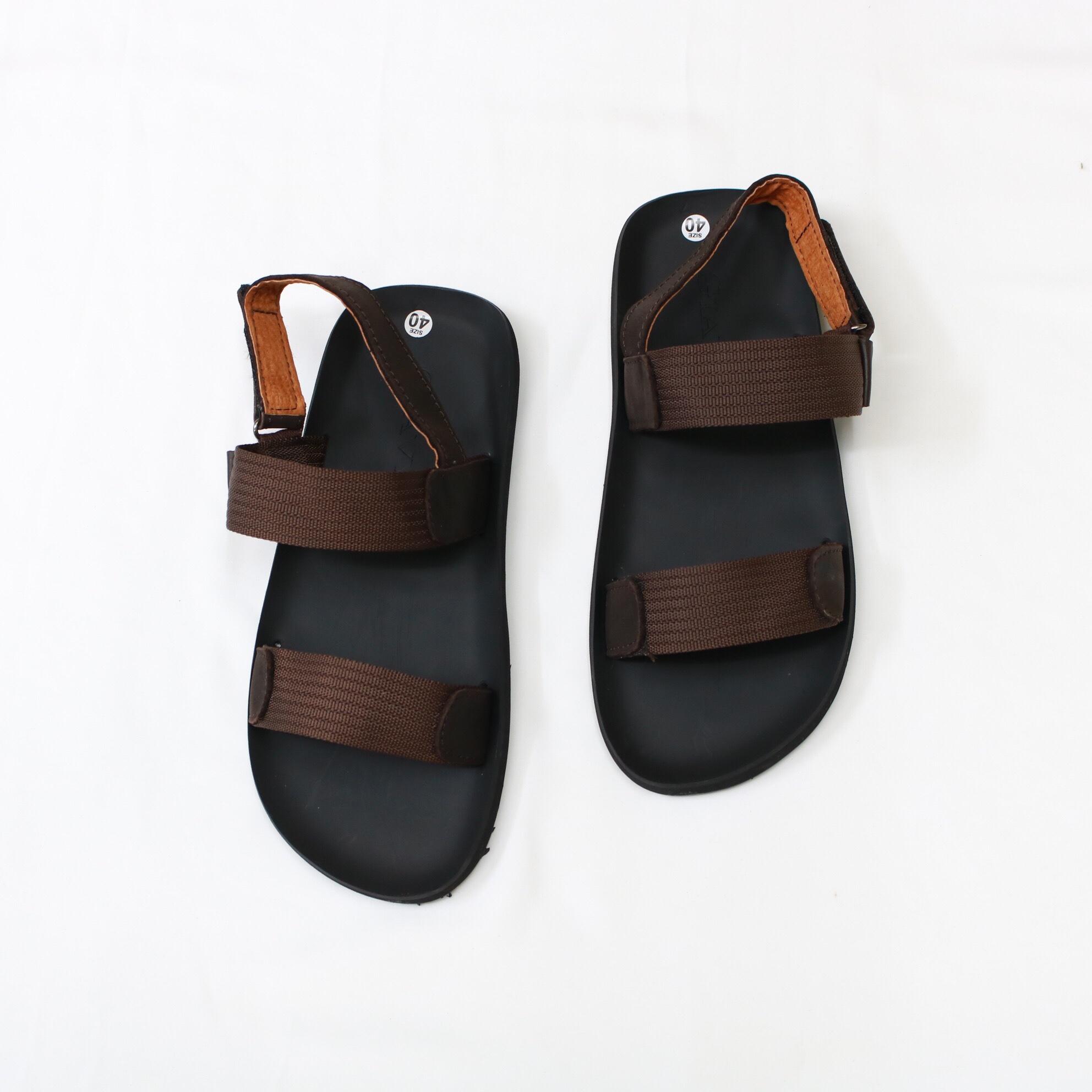 Xăng đan nam GIAVY. Sandal học sinh, sinh viên, phù hợp mọi lứa tuổi-ST L411 màu nâu