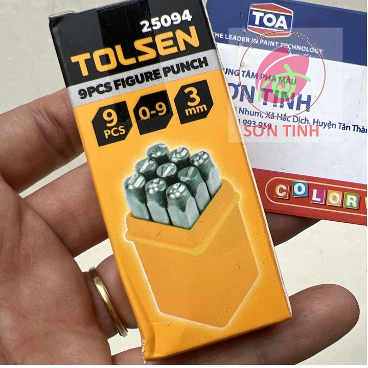 Bộ đóng số 9 cây - tolsen 25094