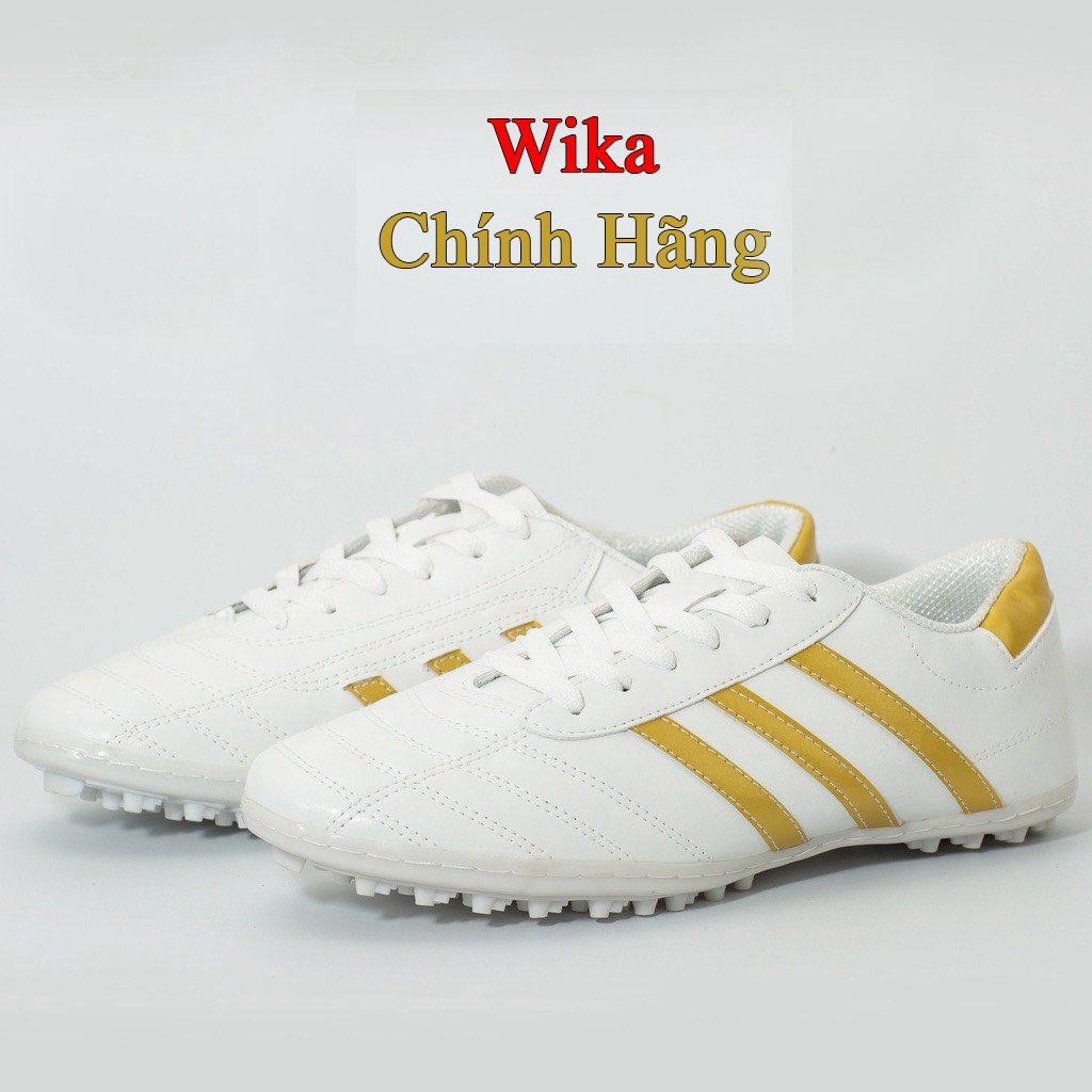 Giày bóng đá 3 sọc wika da nhăn chính hãng