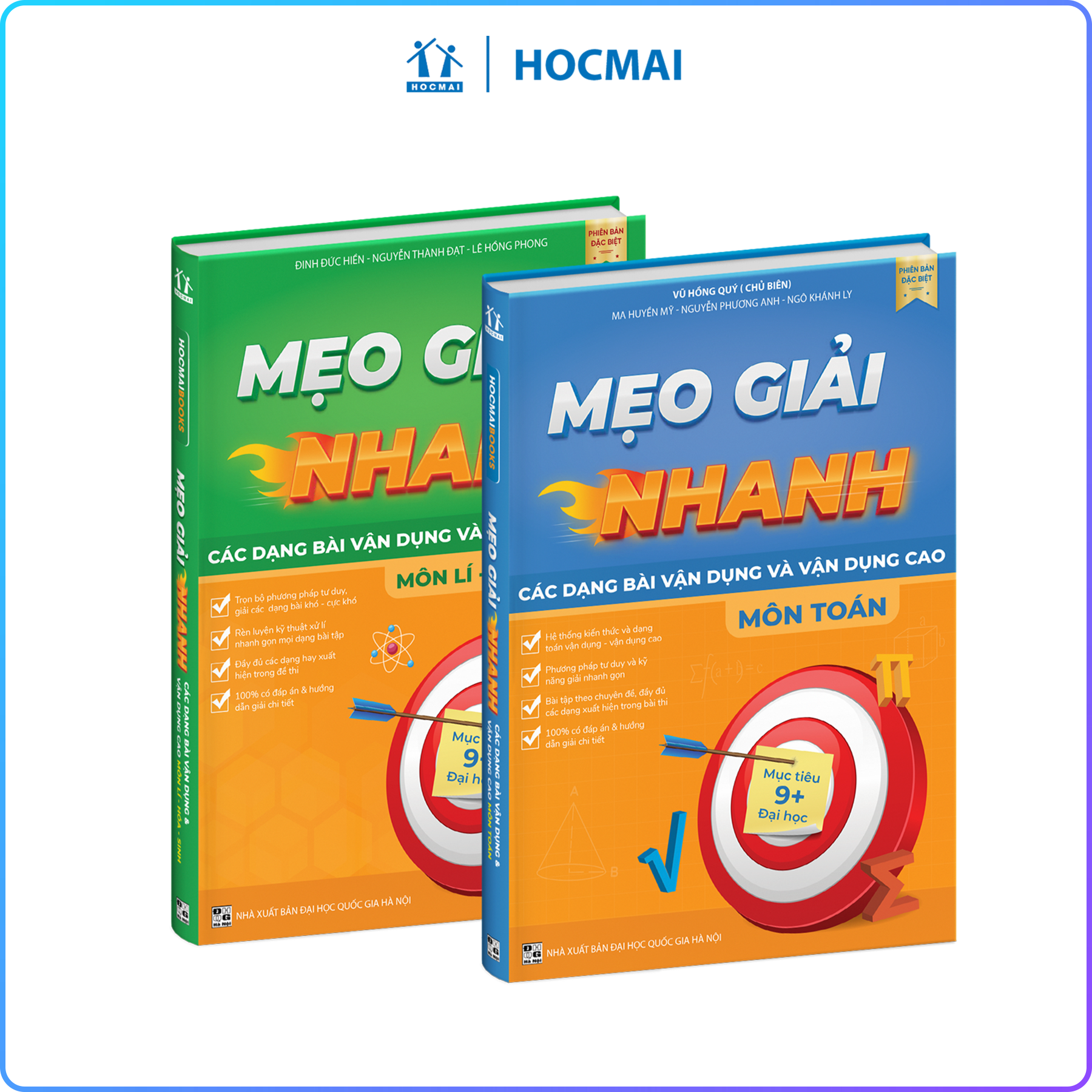 Combo Mẹo giải nhanh các dạng bài vận dụng và vận dụng cao môn Toán – Lí – Hóa – Sinh