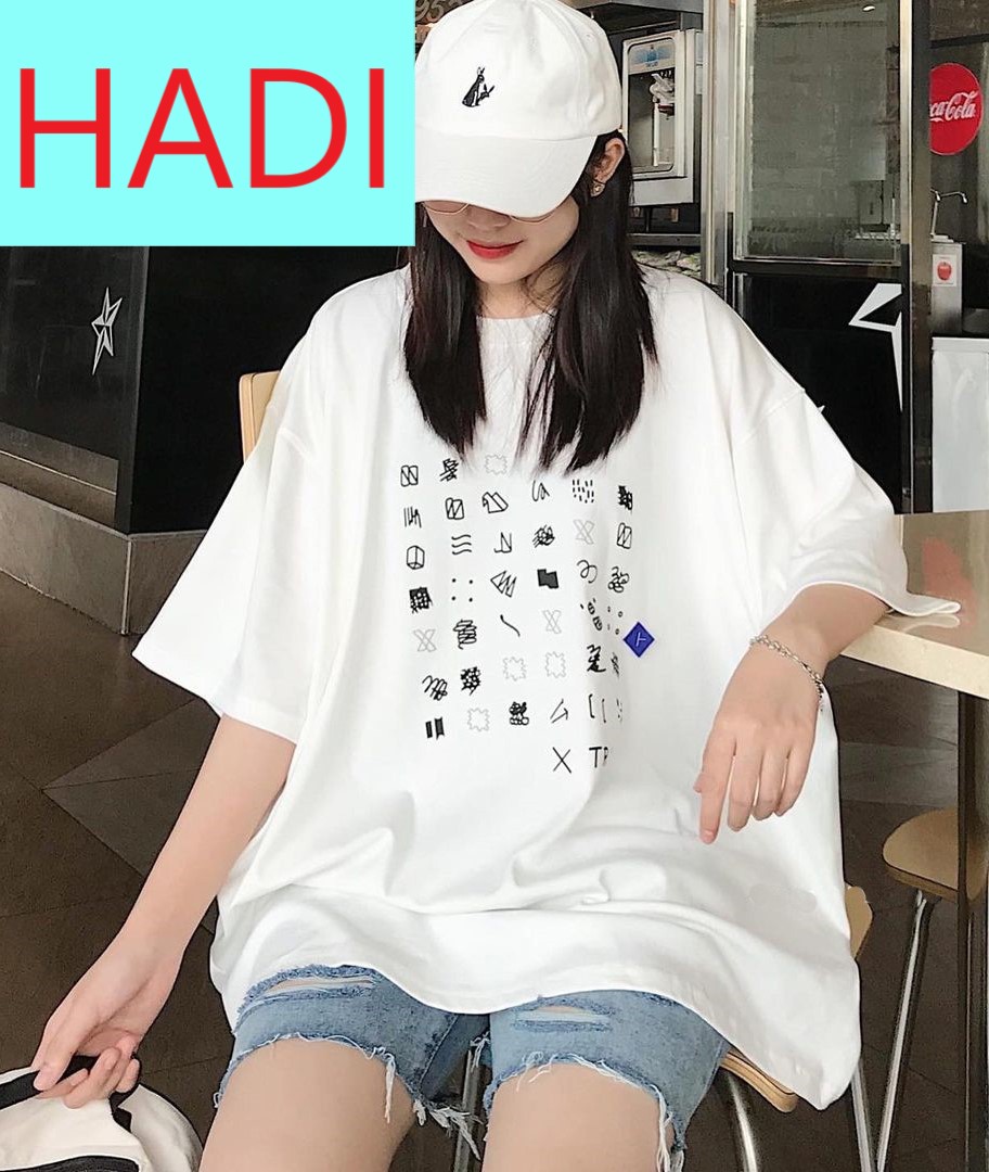 [ ĐU CÀNG ] ÁO THUN NAM TAY LỠ NỮ UNISEX FORM RỘNG DÀI IN KÍ TỰ MÀU TRẮNG MÀU ĐEN CỰC MÁT MẺ VẢI MỀM MỊN CAO CẤP HADI SIÊU XỊN SÒ, CỰC TREND