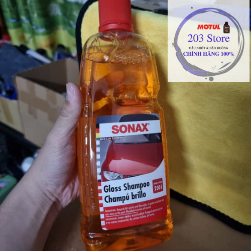 Nước rửa xe sonax gloss shampoo 1 lít