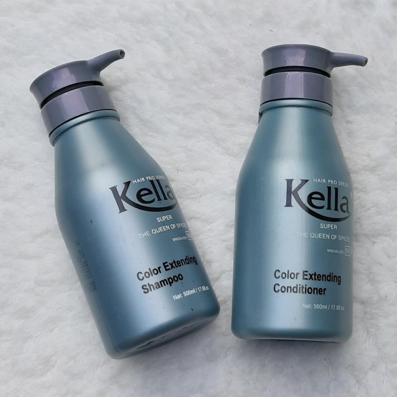 Cặp dầu gội xả cho tóc nhuộm kella color extending 500ml x 2