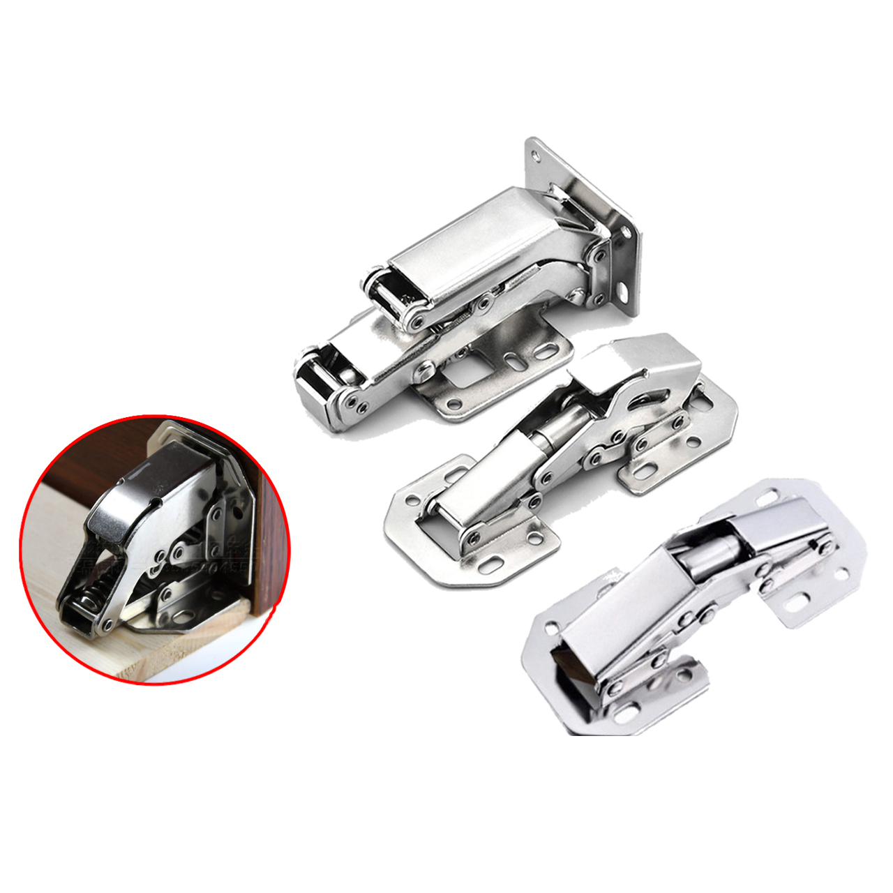 Bản lề nắp bật , bản lề tủ bếp , bản lè Inox - Phụ kiện tủ bếp cao cấp