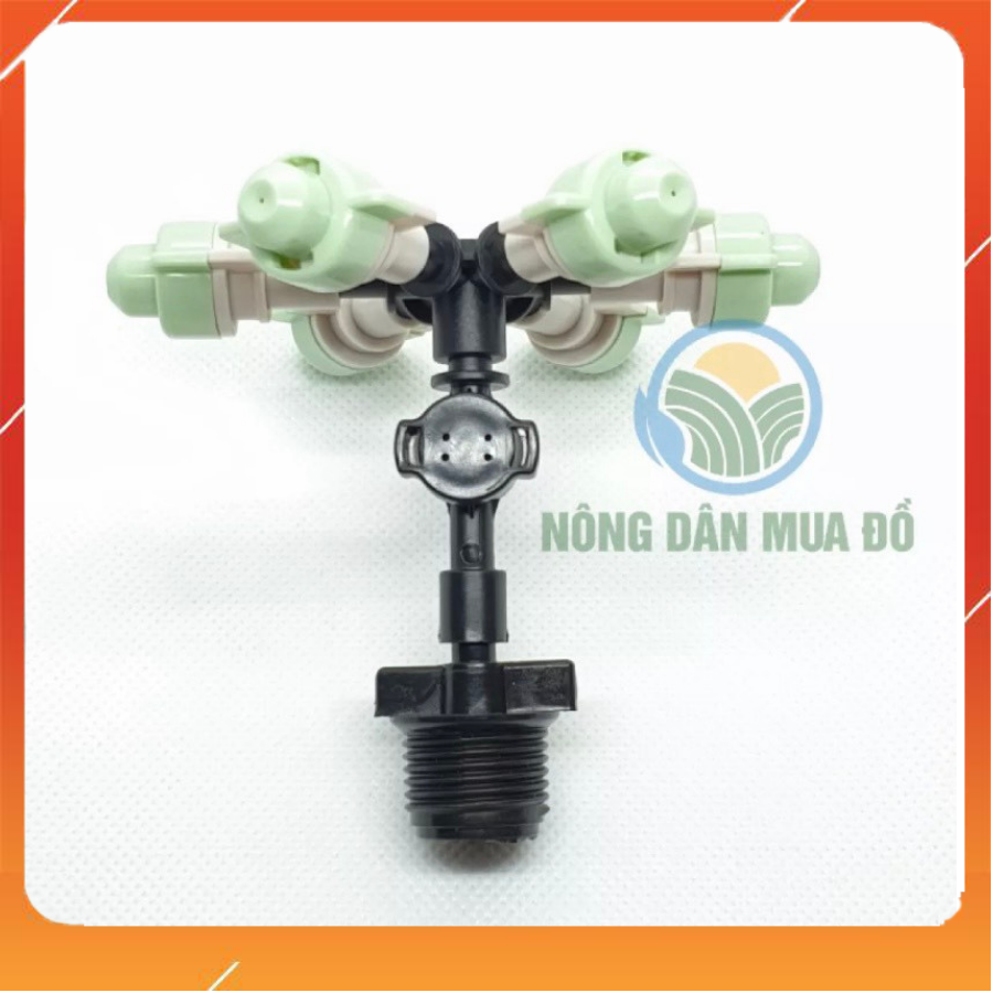 [HCM]5 Béc Phun Sương 6 Hướng ISRAEL Loại 1 Có Van Chống Rỉ
