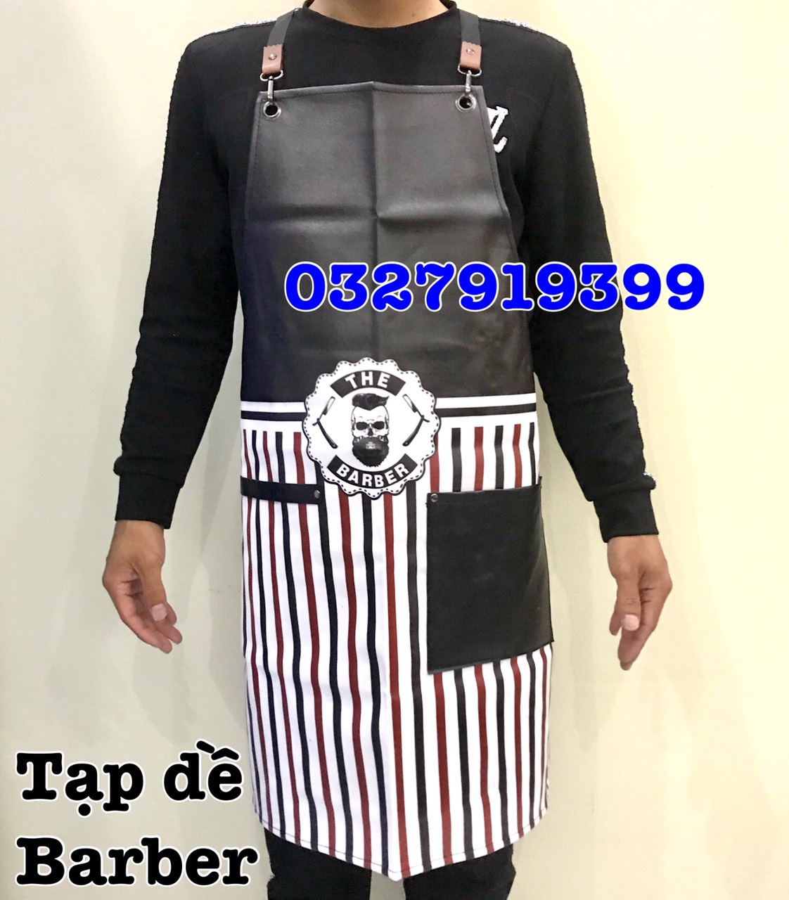 Tạp dề mặc làm tóc barber