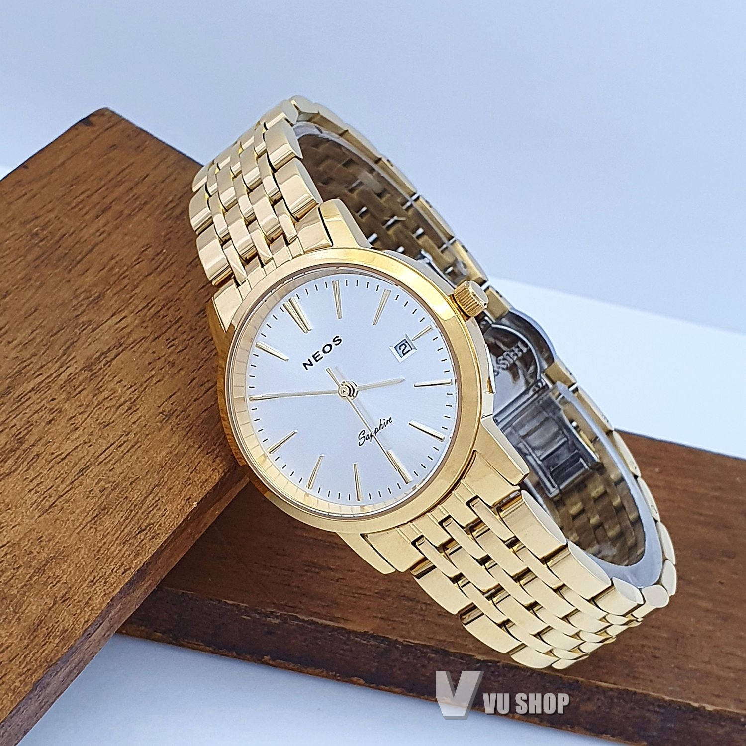 Đồng hồ nữ neos n-30932l kính sapphire chính hãng