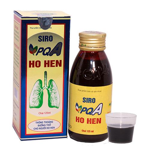 Siro ho hen pqa dùng cho người bị ho, ho lâu ngày, ho gà, khó thở, thở khò khè, hen suyễn, hen phế quản, khản tiếng, mất tiếng
