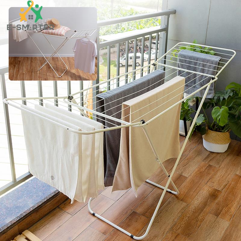 Insound giá phơi sàn giá treo quần áo hình chữ x đặc biệt giá phơi quần áo gấp gọn gia dụng giá phơi quần áo giá phơi quần áo ban công drying rack