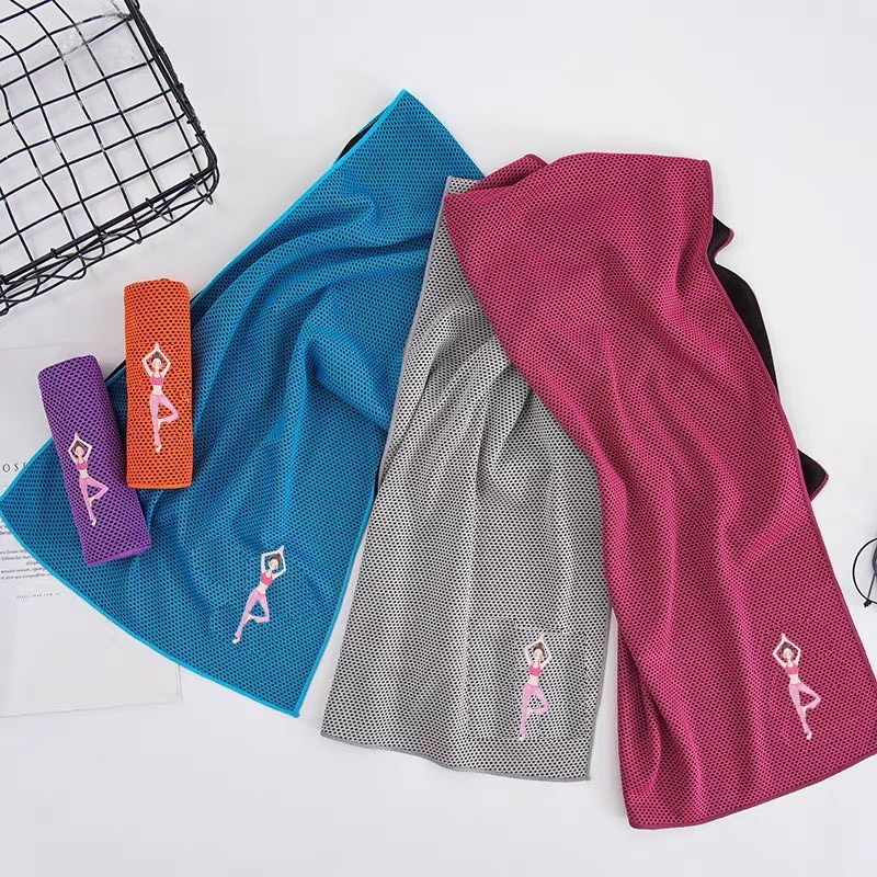 Cool towel - khăn lạnh thể thao thấm mồ hôi tập gym yoga thể dục đạp xe