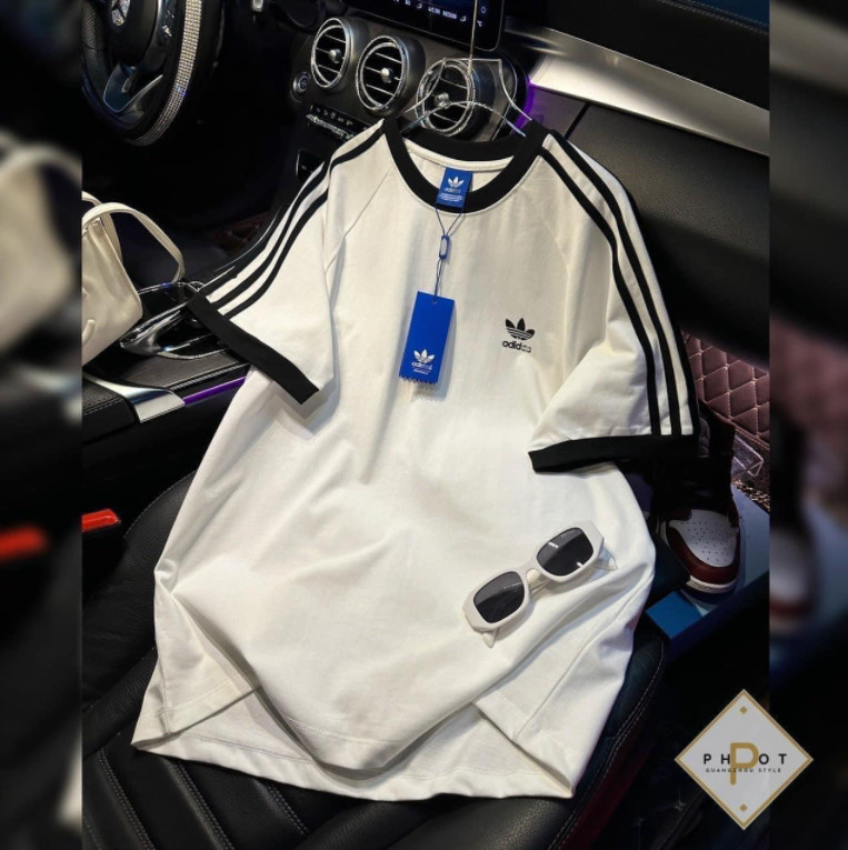 Áo Phông Nữ ADD 3 Lá Thêu Unisex Áo Thun Nam Thời Trang Local Brand Cặp Đôi VNXK Dư Xịn Thể Thao Cotton Cổ Tròn