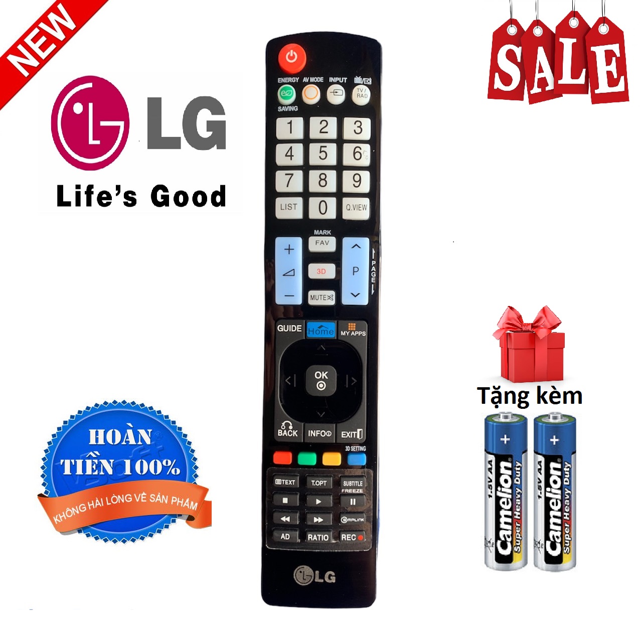 Điều khiển tivi lg rm-l930+ đa năng các dòng lg led/lcd tv - háng tốt