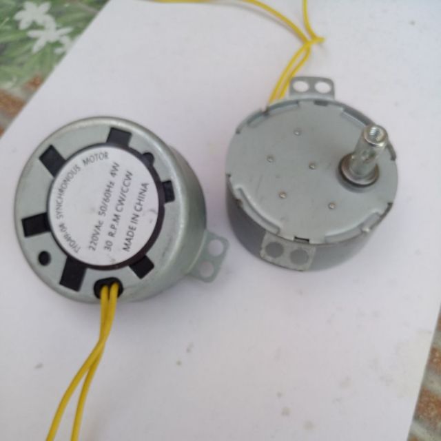 Motor mô tơ giảm tốc độ 30 r.p.m 30 vòng phút 4w mô tơ máy phun bong bóng